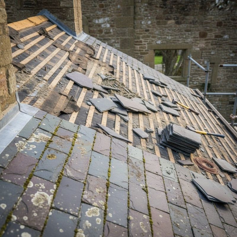 What To Expect During A Professional Natural Slate Roof Replacement